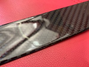 Maserati Ghibli Exterior Trim - Carbon Fiber - Rear Trunk Deck Lid Trim - Blemish